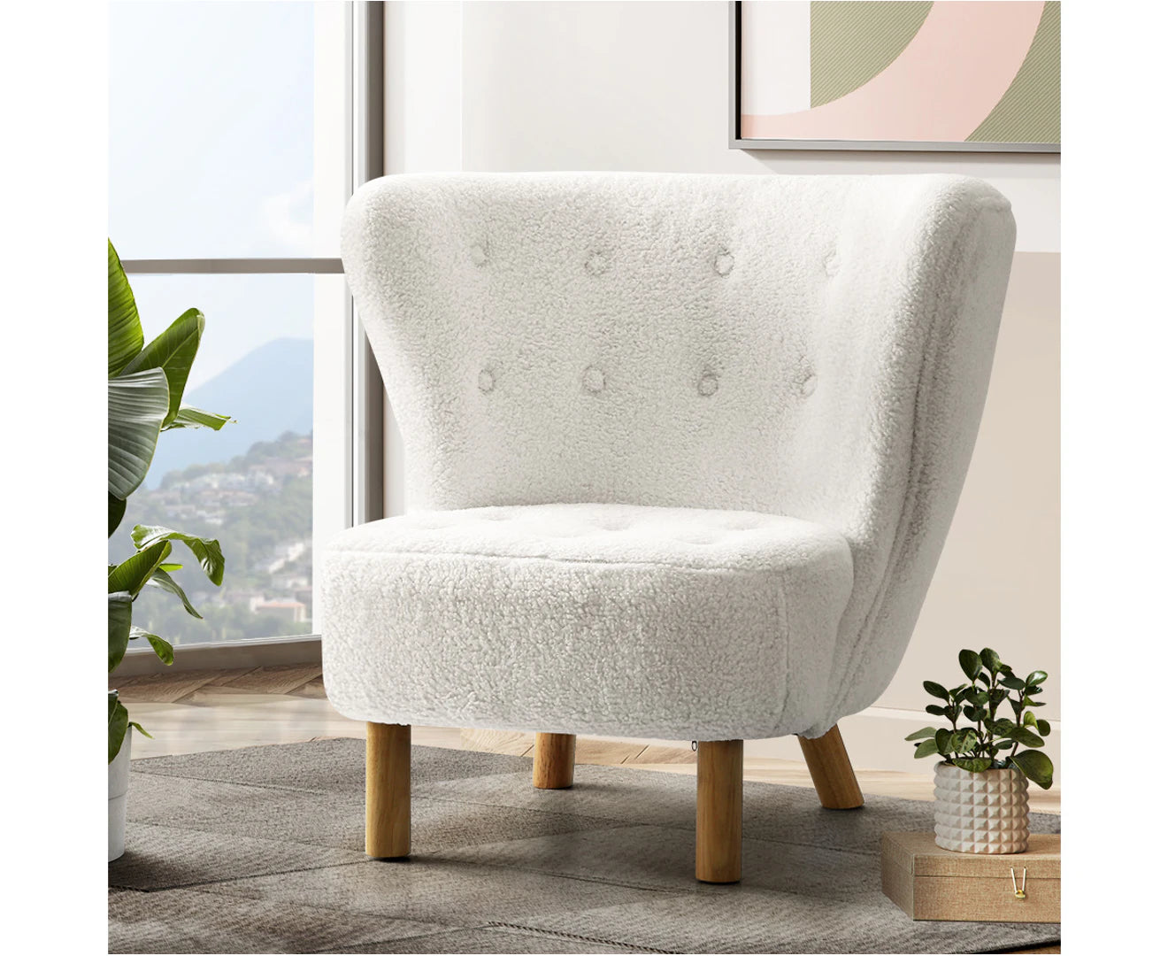 Armchair Lounge Accent Chair Armchairs Couch Chairs Sofa Bedroom White