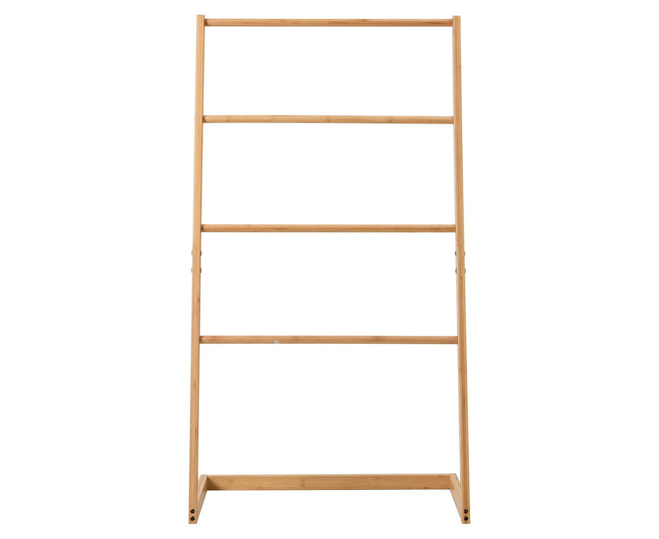 4-Tier Bamboo Towel Rack - Natural