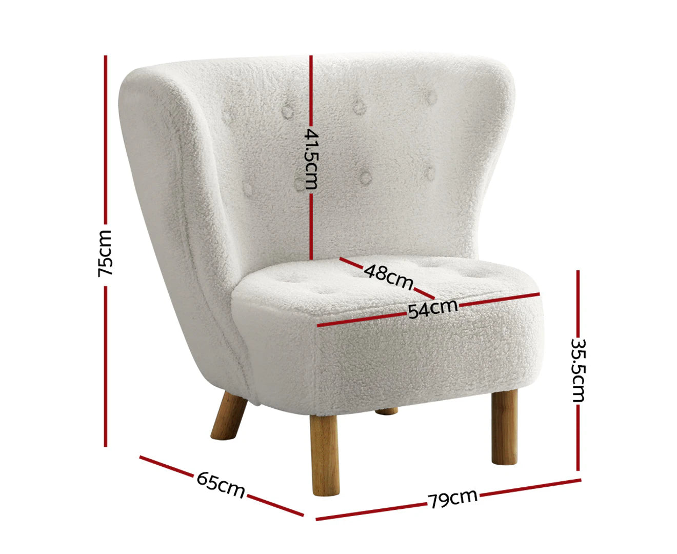 Armchair Lounge Accent Chair Armchairs Couch Chairs Sofa Bedroom White