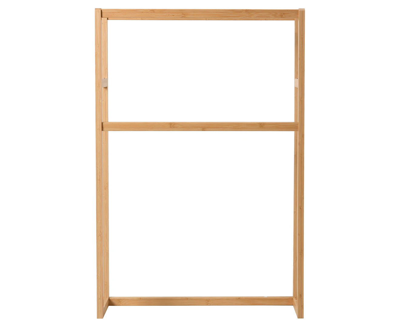 2-Tier Bamboo Towel Rack - Natural