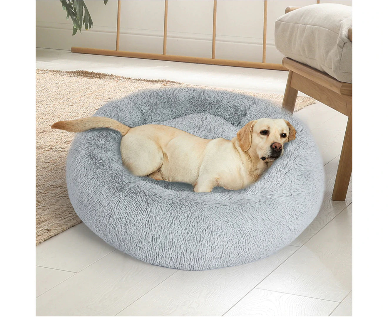 Pet Bed Dog Beds Mattress Bedding Cat Pad Mat Cushion Winter L Grey